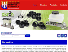 Tablet Screenshot of coherca.com